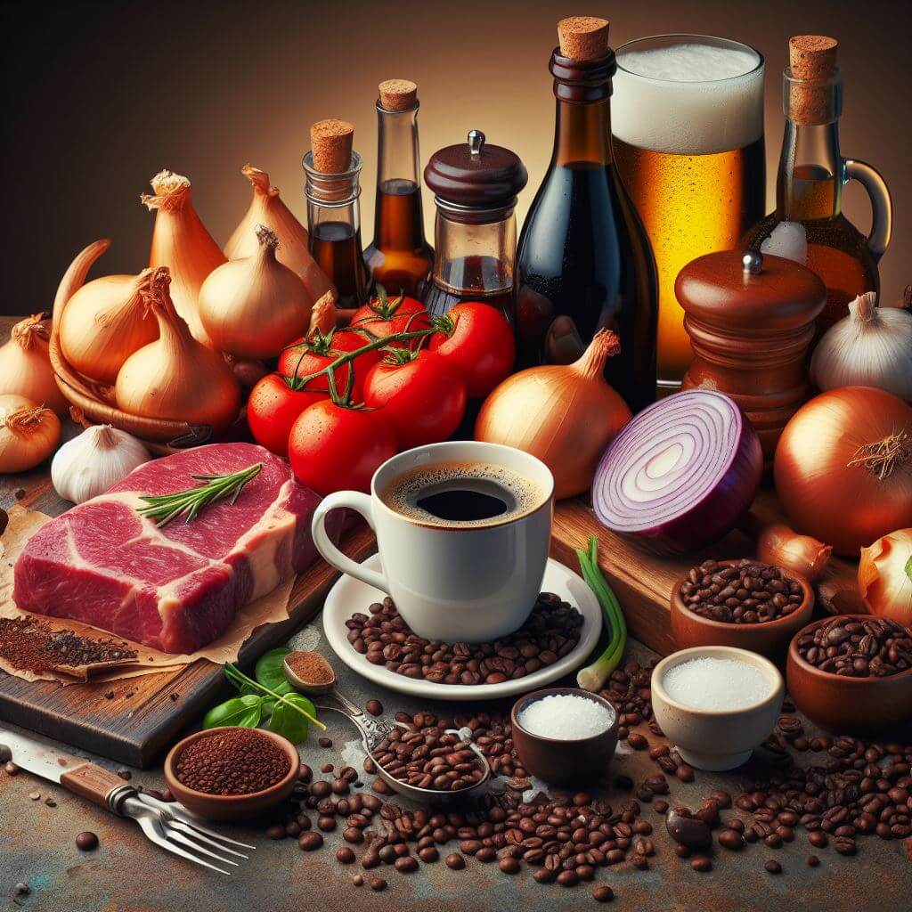 커피와 궁합이 안맞는 음식 5가지:토마토,고기,양파,간장, 술