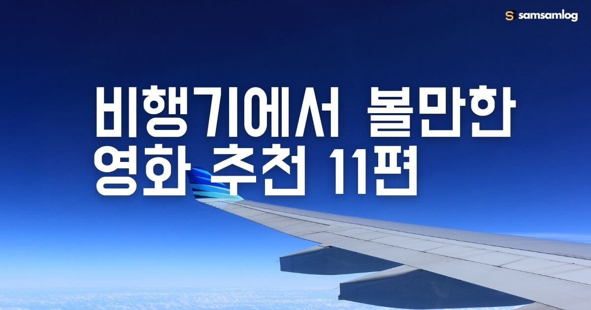 비행기에서 볼만한 영화 추천 11편: 여행 영화 2024